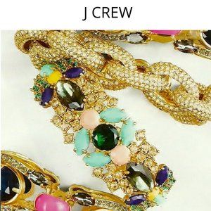 J. Crew Crystal Marquis Bracelet Multicolored